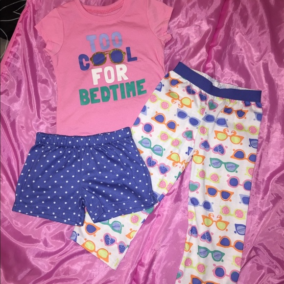 Carter's Other - Girls 3 Piece Pajama Set Size 3T